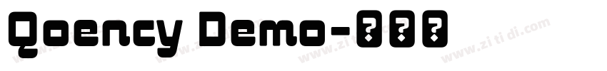 Qoency Demo字体转换